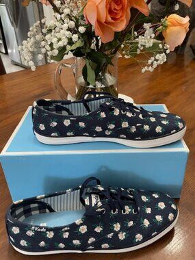 Keds:  Draper James (DJ) Champion Sneaker, Magnolia, Navy, Size 7